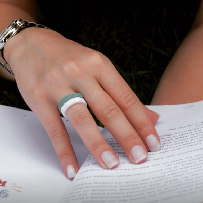 Feather Silicone Ring
