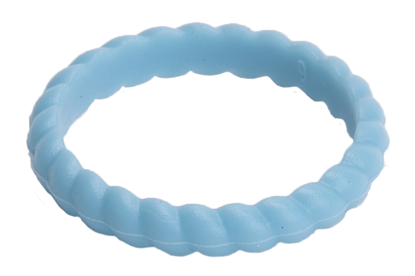 Freeform Silicone Rings Braided Stackable 3 Pack