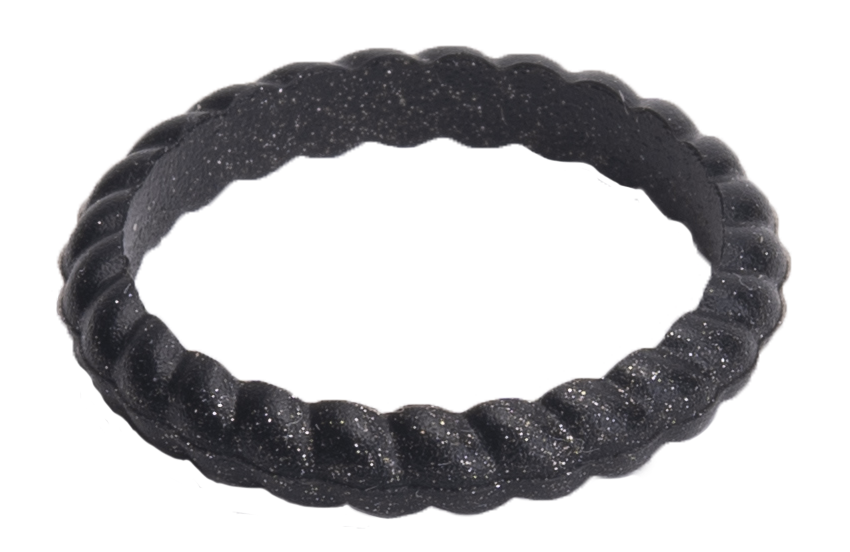 Freeform Silicone Rings Braided Stackable 3 Pack