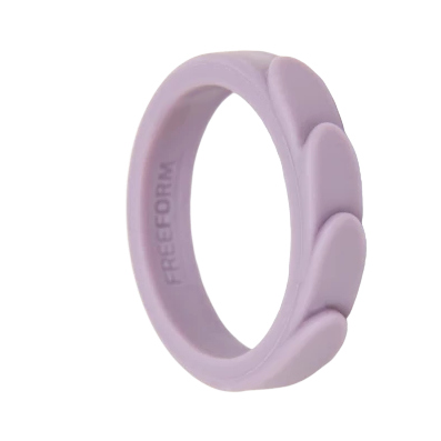 Freeform Silicone Rings Stackable Silicone ring Feather Silicone Ring