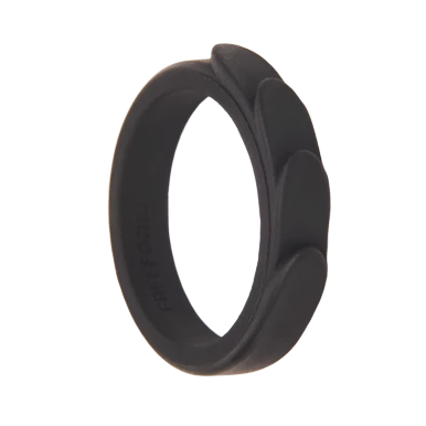 Freeform Silicone Rings Stackable Silicone ring Feather Silicone Ring - 3 Pack