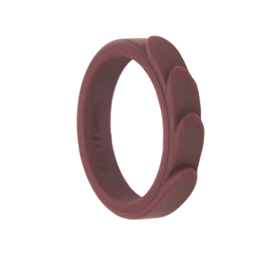 Freeform Silicone Rings Stackable Silicone ring Feather Silicone Ring - 3 Pack
