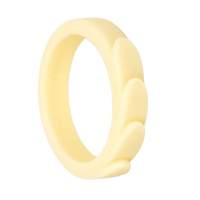 Thumbnail for Freeform Silicone Rings Stackable Silicone ring Feather Silicone Ring - 3 Pack