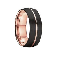 Thumbnail for Freeform rings Tungsten Carbide Alpha Rose gold https://freeformrings.co.za/products/alpha-rosegold?_pos=3&_sid=259077ab5&_ss=r&variant=39393011662944