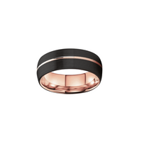 Thumbnail for Freeform rings Tungsten Carbide Alpha Rose gold https://freeformrings.co.za/products/alpha-rosegold?_pos=3&_sid=259077ab5&_ss=r&variant=39393011662944
