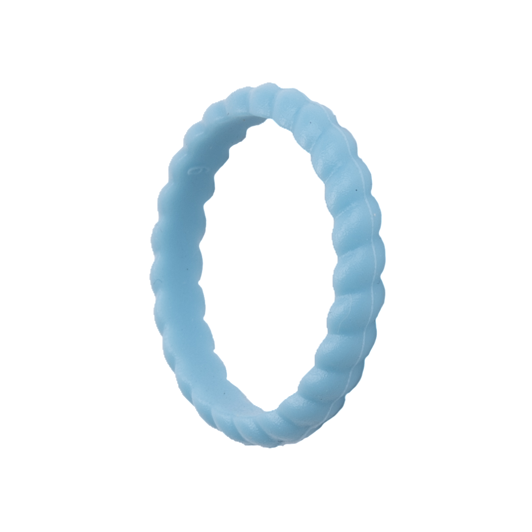 Freeform Rings Silicone Rings Braided Stackable Silicone Ring