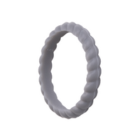 Thumbnail for Freeform Rings Silicone Rings Braided Stackable Silicone Ring