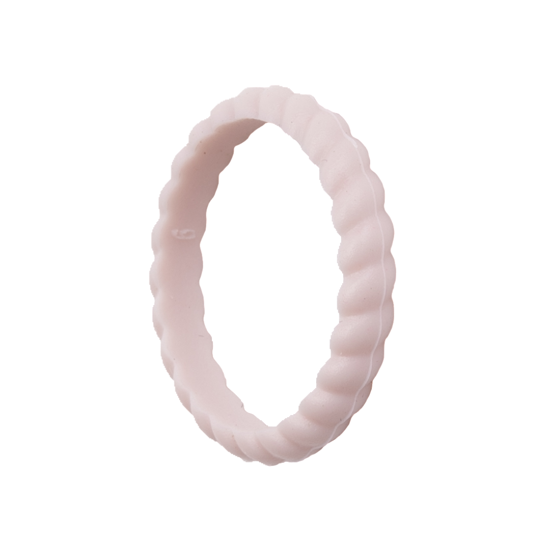 Freeform Rings Silicone Rings Braided Stackable Silicone Ring