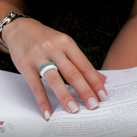 Thumbnail for Freeform Rings Silicone Rings Feather Silicone Ring - 3 Pack