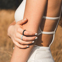 Thumbnail for Freeform Rings Silicone Rings Feather Silicone Ring - 3 Pack