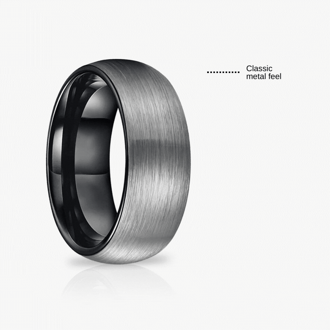 Freeform Rings Tungsten Rings Alpha - Black