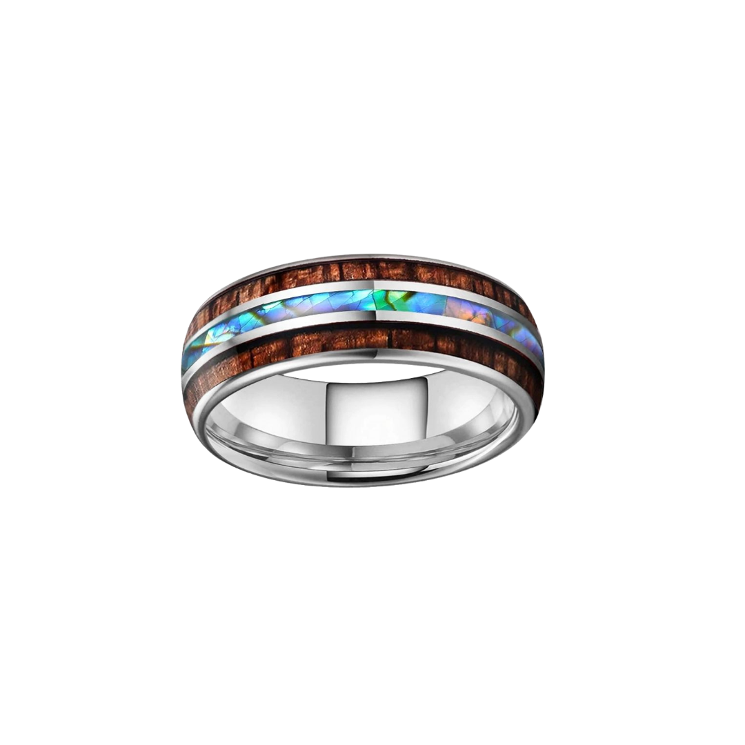 Freeform Rings Tungsten Rings Alpha - Orion Blue