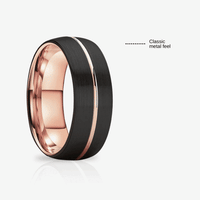 Thumbnail for Freeform Rings Tungsten Rings Alpha -  Rosegold