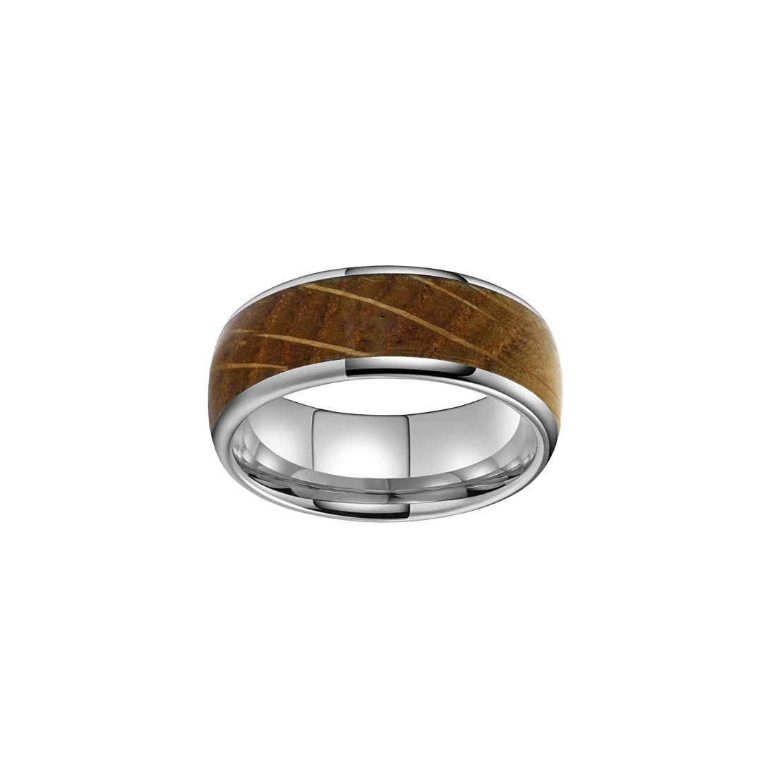 Freeform Rings Tungsten Rings Alpha - Whiskey Barrel
