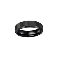 Thumbnail for Freeform Rings Tungsten Rings Bevel - Slim Jet Black