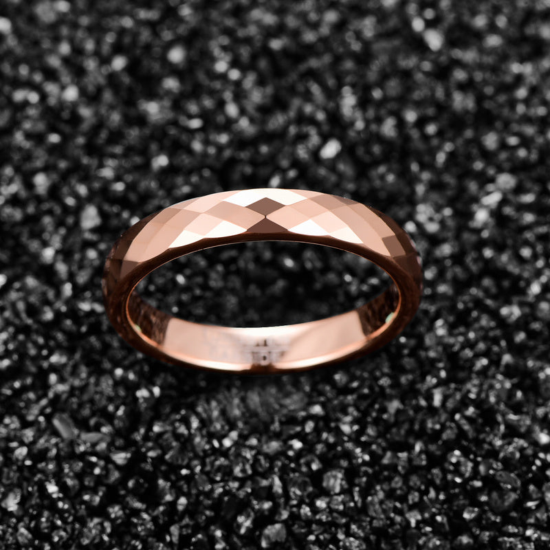 Freeform Rings Tungsten Rings Stellar - Rose Gold