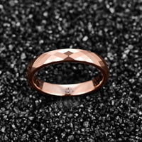 Thumbnail for Freeform Rings Tungsten Rings Stellar - Rose Gold