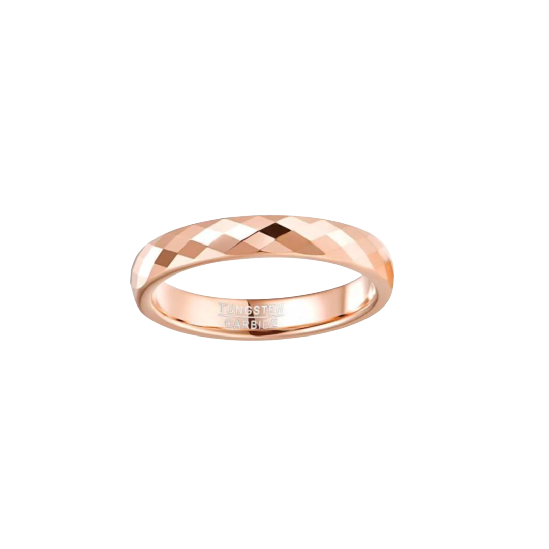 Freeform Rings Tungsten Rings Stellar - Rose Gold