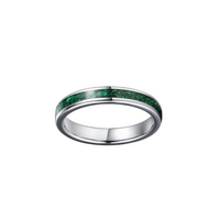 Thumbnail for Freeform Rings Tungsten Rings Swank - Malachite