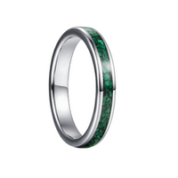 Thumbnail for Freeform Rings Tungsten Rings Swank - Malachite