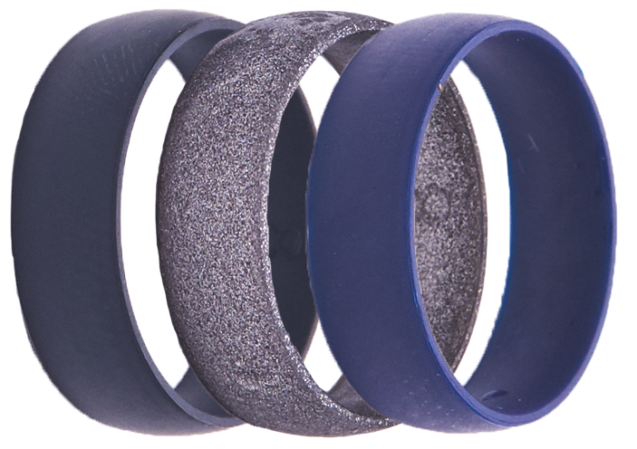Freeform Silicone Rings Silicone Rings Men's Ultralight - Three Pack