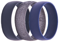 Thumbnail for Freeform Silicone Rings Silicone Rings Men's Ultralight - Three Pack