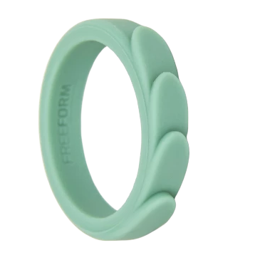 Freeform Silicone Rings Stackable Silicone ring Feather Silicone Ring