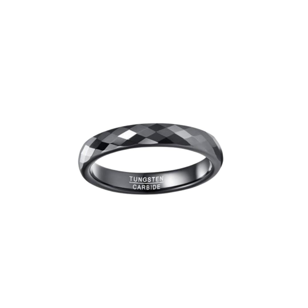 Freeform Silicone Rings Tungsten Rings Stellar Black