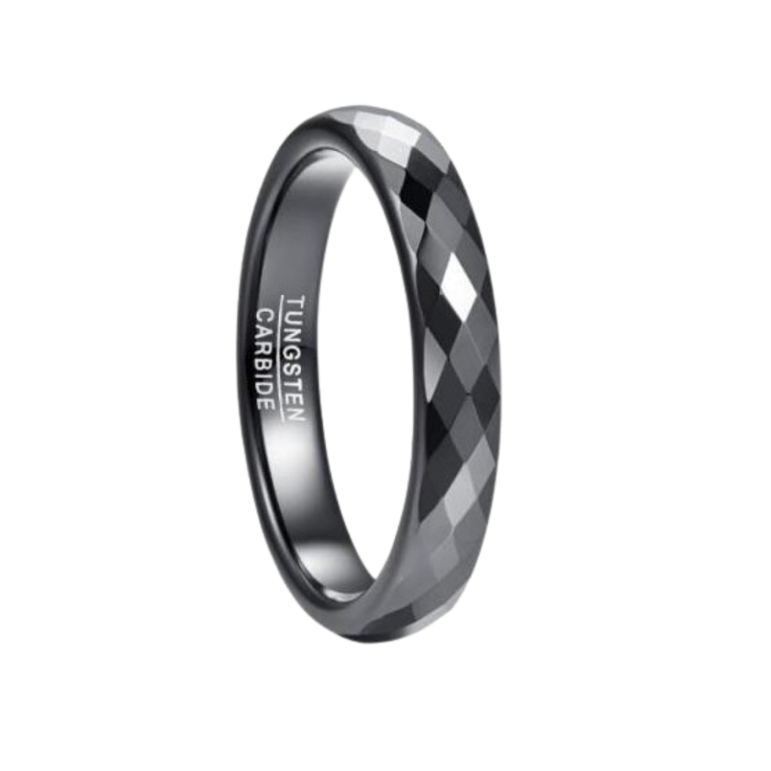 Freeform Silicone Rings Tungsten Rings Stellar Black